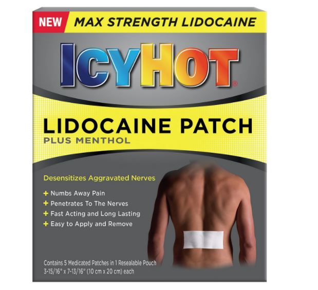 Icy Hot Lidocaine Patch Plus Menthol