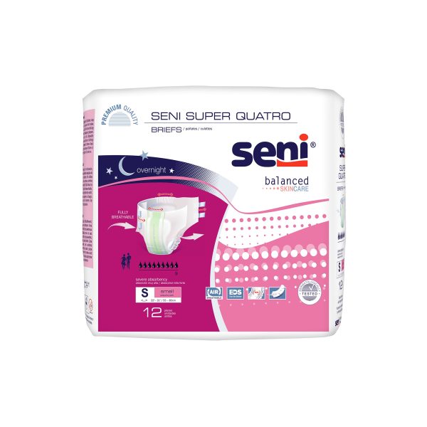 Seni Super Quatro Adult Diapers with Tabs