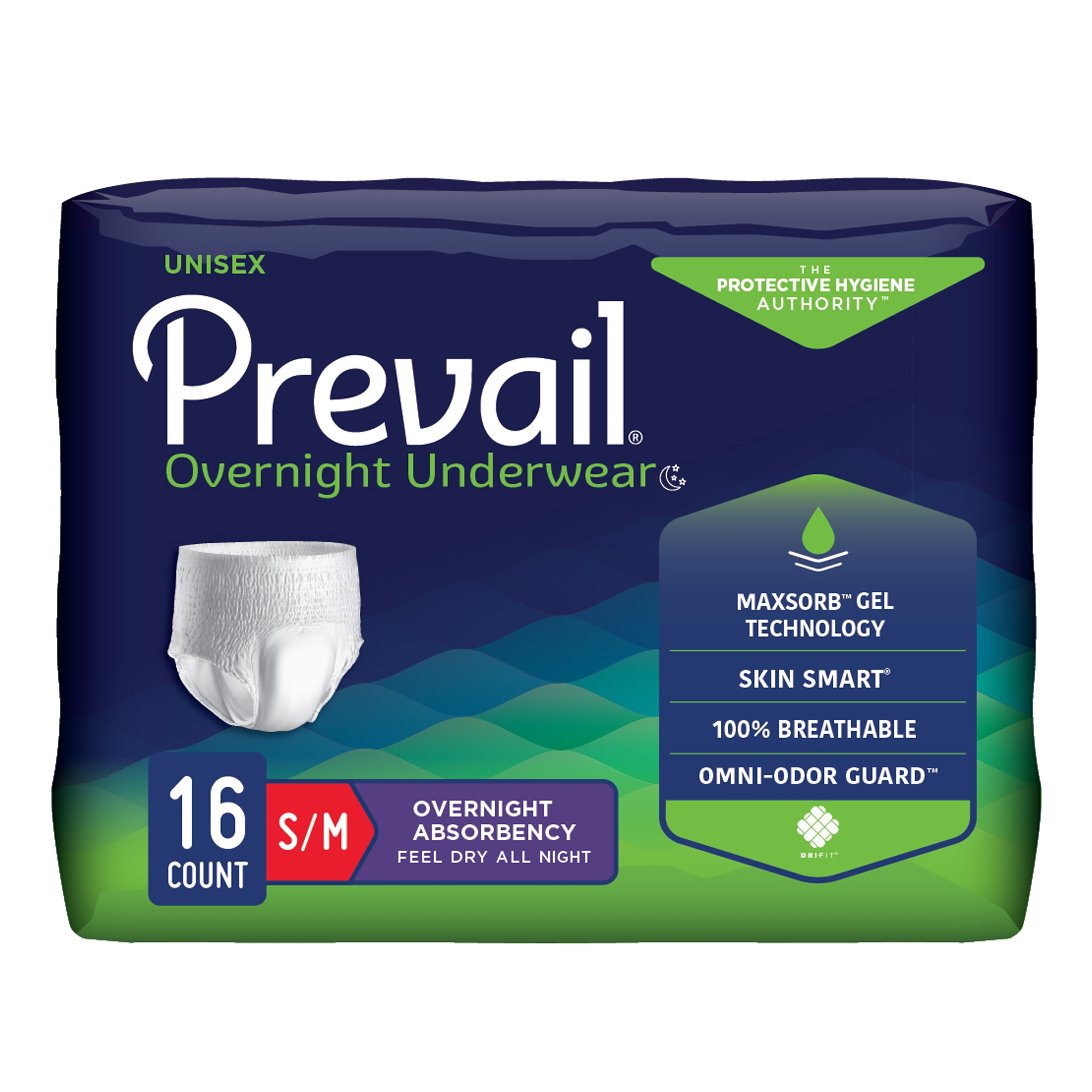 Prevail Overnight Incontinence Underwear for Men & Women