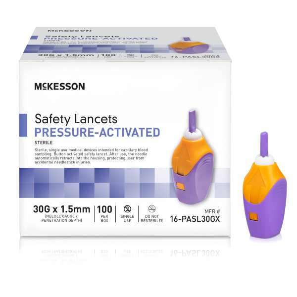 McKesson Pressure Activated Safety Lancets
