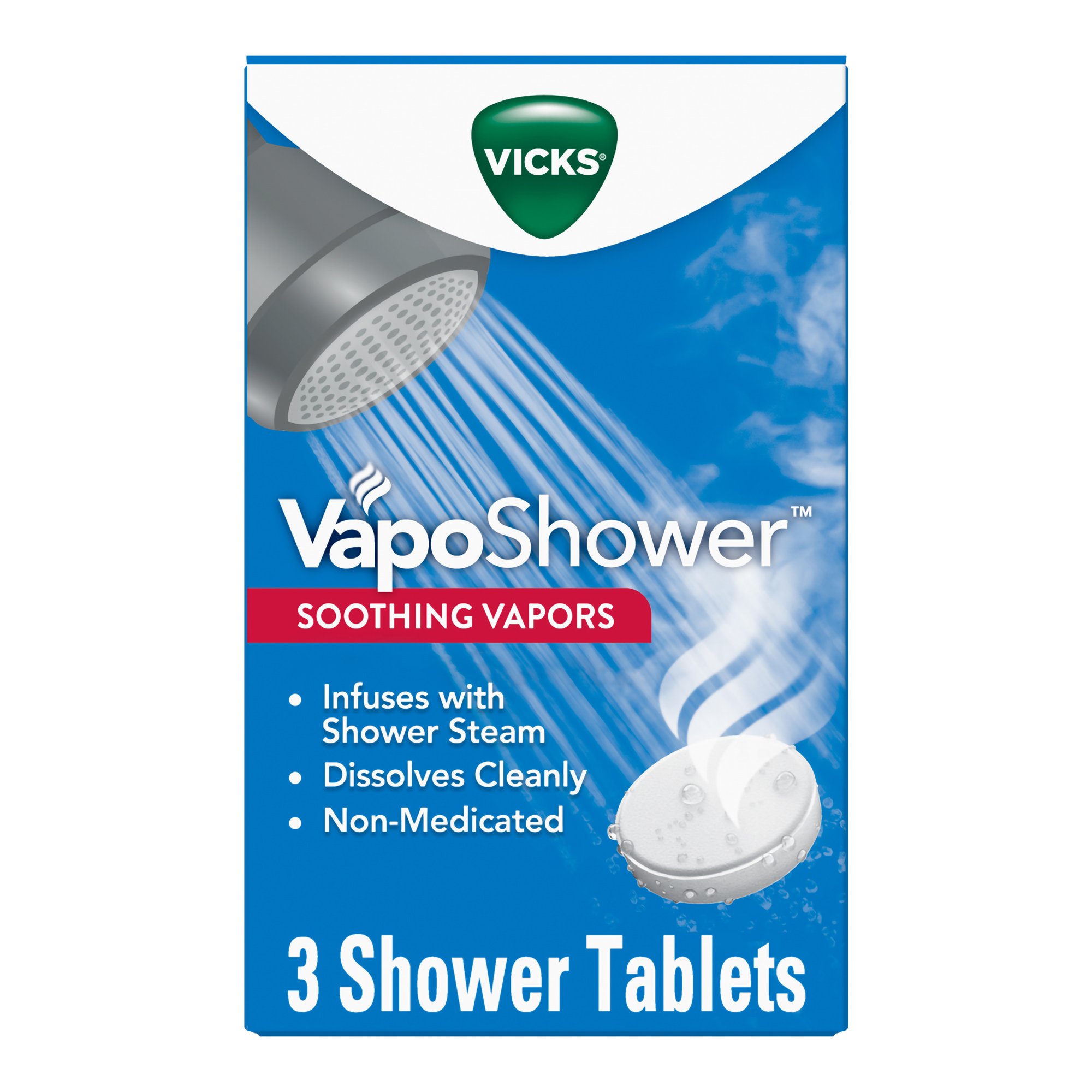 Vicks VapoShower Soothing Vapors Shower Tablets Vicks VapoShower Soothing Vapors Shower Tablets
