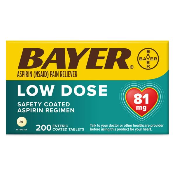 Bayer Low Dose Safety Coated Aspirin,