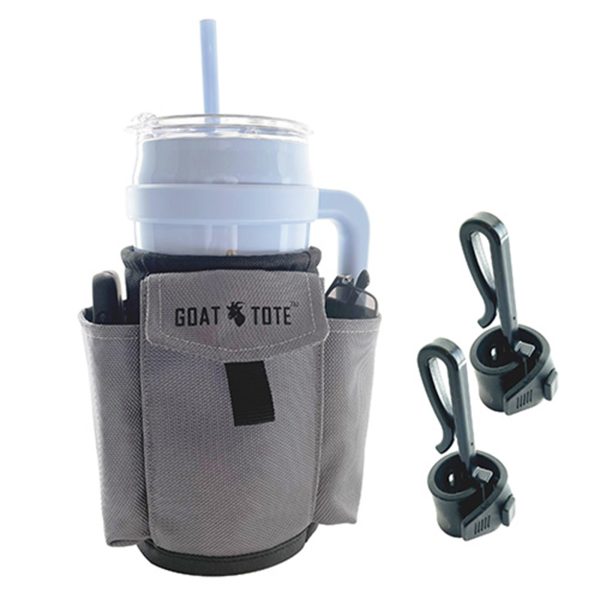 Goat Tote Mobility Tote Bag with Cup Holder