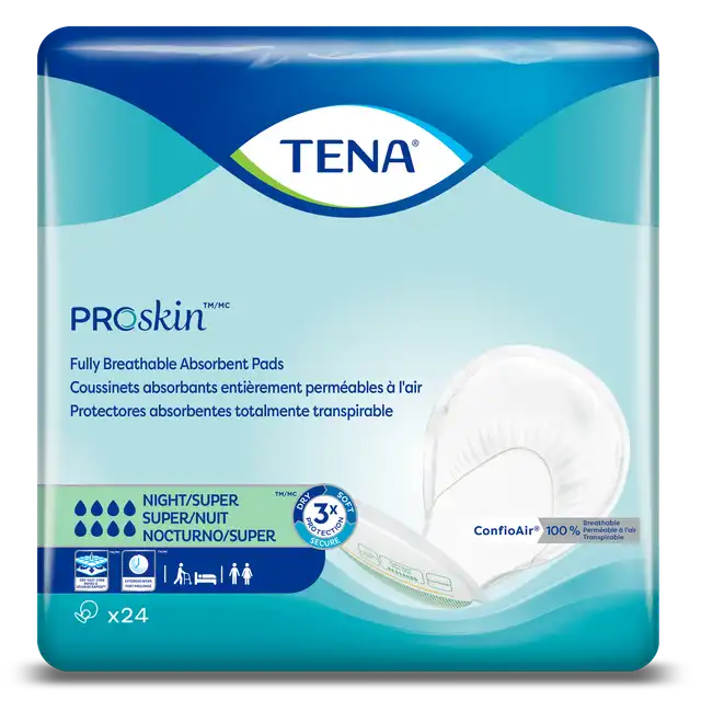 TENA ProSkin Night Super Absorbent Pads