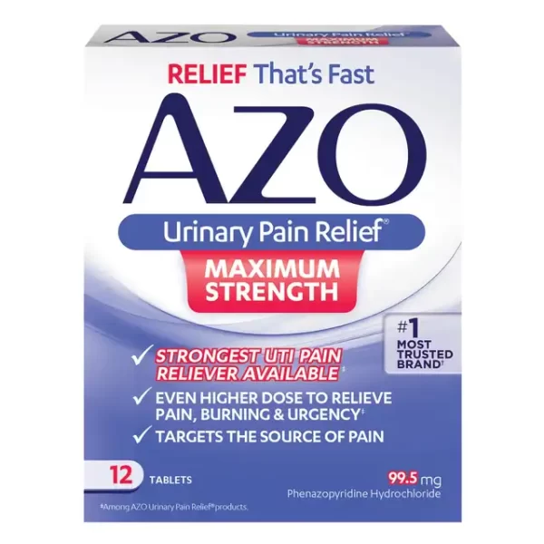 AZO Urinary Pain Relief, Maximum Strength