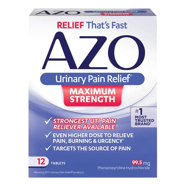 AZO Urinary Pain Relief, Maximum Strength
