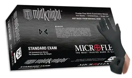 Microflex MidKnight Touch Exam Gloves