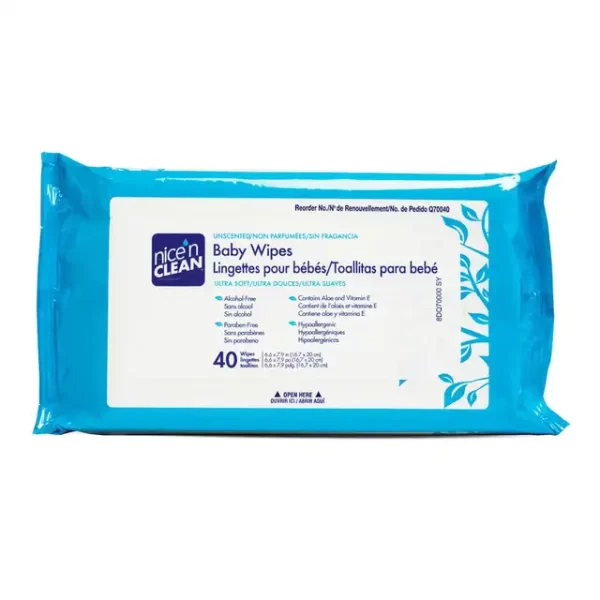 Nice’n Clean Baby Wipes, Unscented