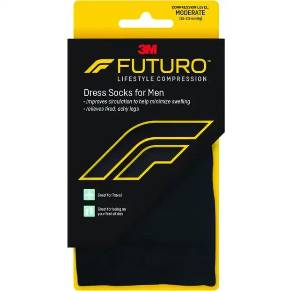 3M FUTURO Lifestyle Compression Dress Socks for Men