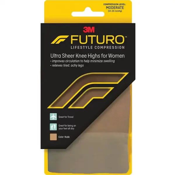 3M FUTURO Lifestyle Ultra Sheer Knee Highs for Women