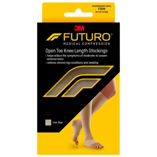 3M FUTURO Open Toe Knee Length Stockings,