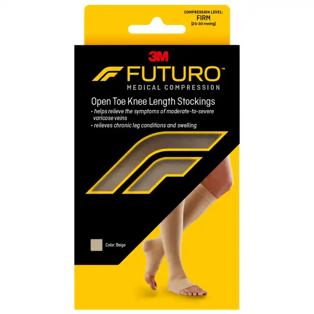 3M FUTURO Open Toe Knee Length Stockings, 3M FUTURO Open Toe Knee Length Stockings,