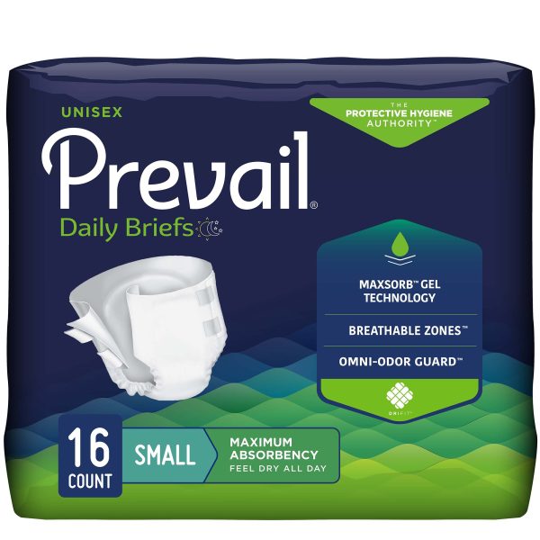 Prevail Daily Adult Diapers with Tabs, Maximum