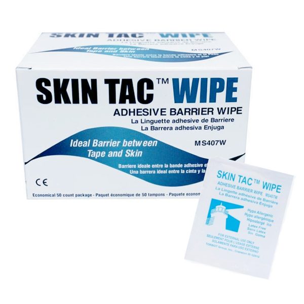 Skin Tac Wipe Adhesive Barrier Wipe