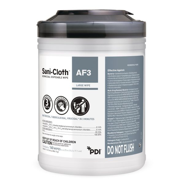 Sani-Cloth AF3 Surface Disinfectant Cleaner Wipe