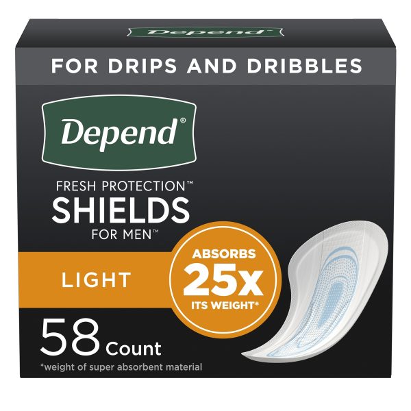 Depend Shields for Men, Light