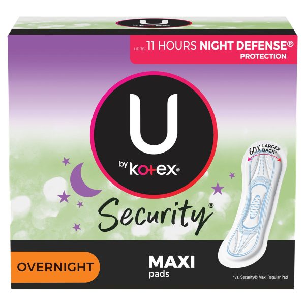 U by Kotex Security Maxi Pads with Wings