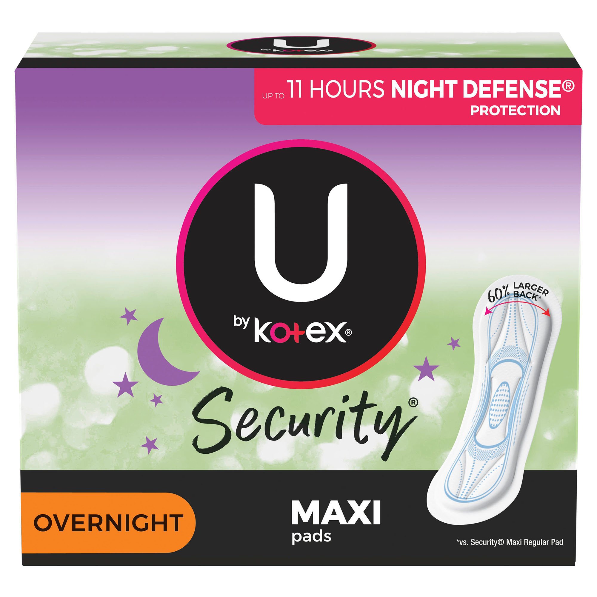U by Kotex Security Maxi Pads with Wings