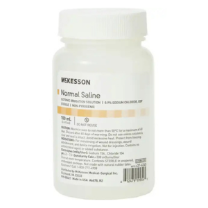 McKesson Irrigation Solution, Sodium Chloride (120 ml – Case of 48)
