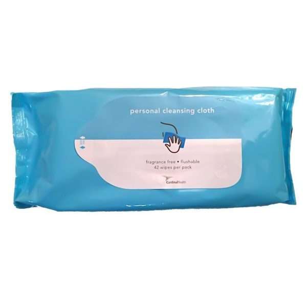 Cardinal Personal Cleansing Cloth, Non-flushable