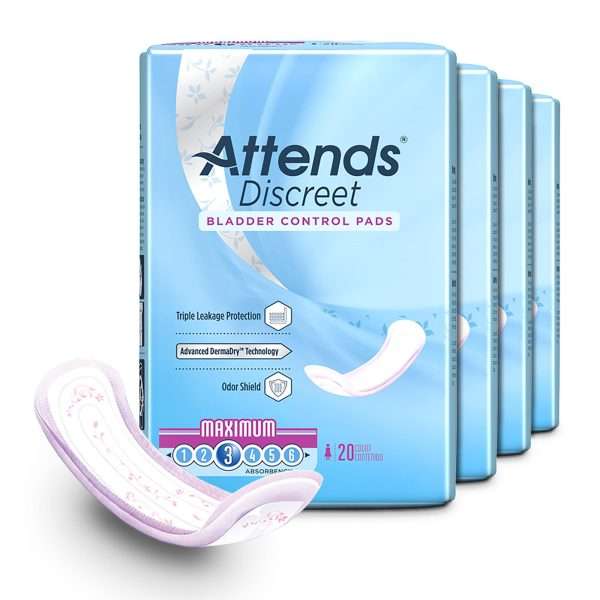 Attends Discreet Pads, Maximum