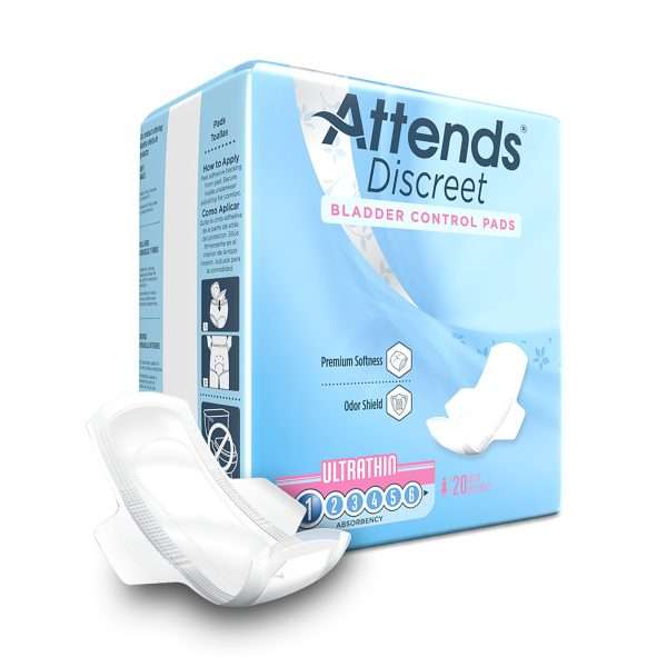 Attends Discreet Pads, Ultra Thin