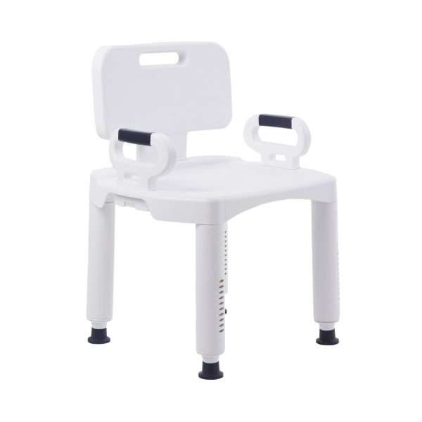 McKesson Removable Arm Rail Plastic Bath Bench