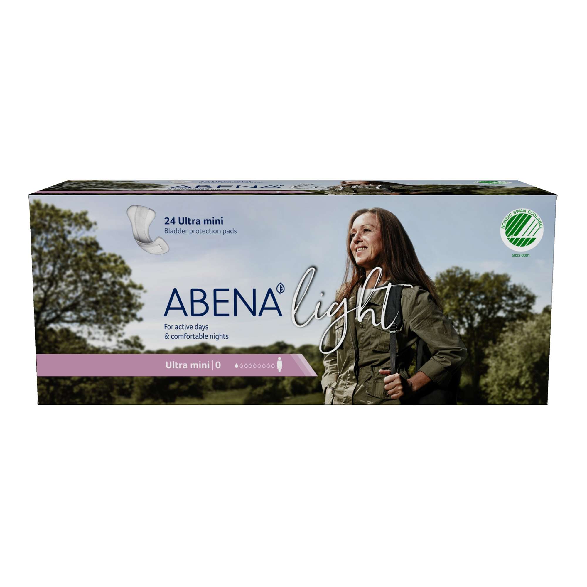 Abena Light Ultra Mini Unisex Adult Bladder Control Pad Abena Light Ultra