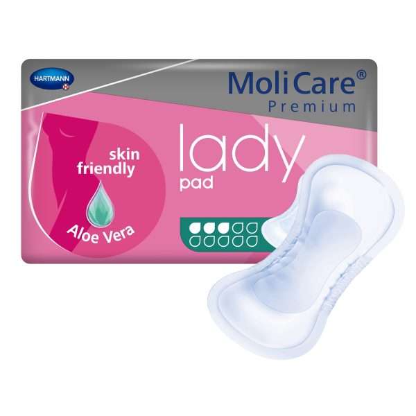 MoliCare Premium Adult Female Disposable Bladder Control Pad, Moderate