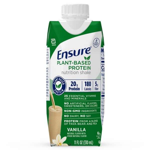 Ensure Plant-Based Protein Nutritional Shake, Carton