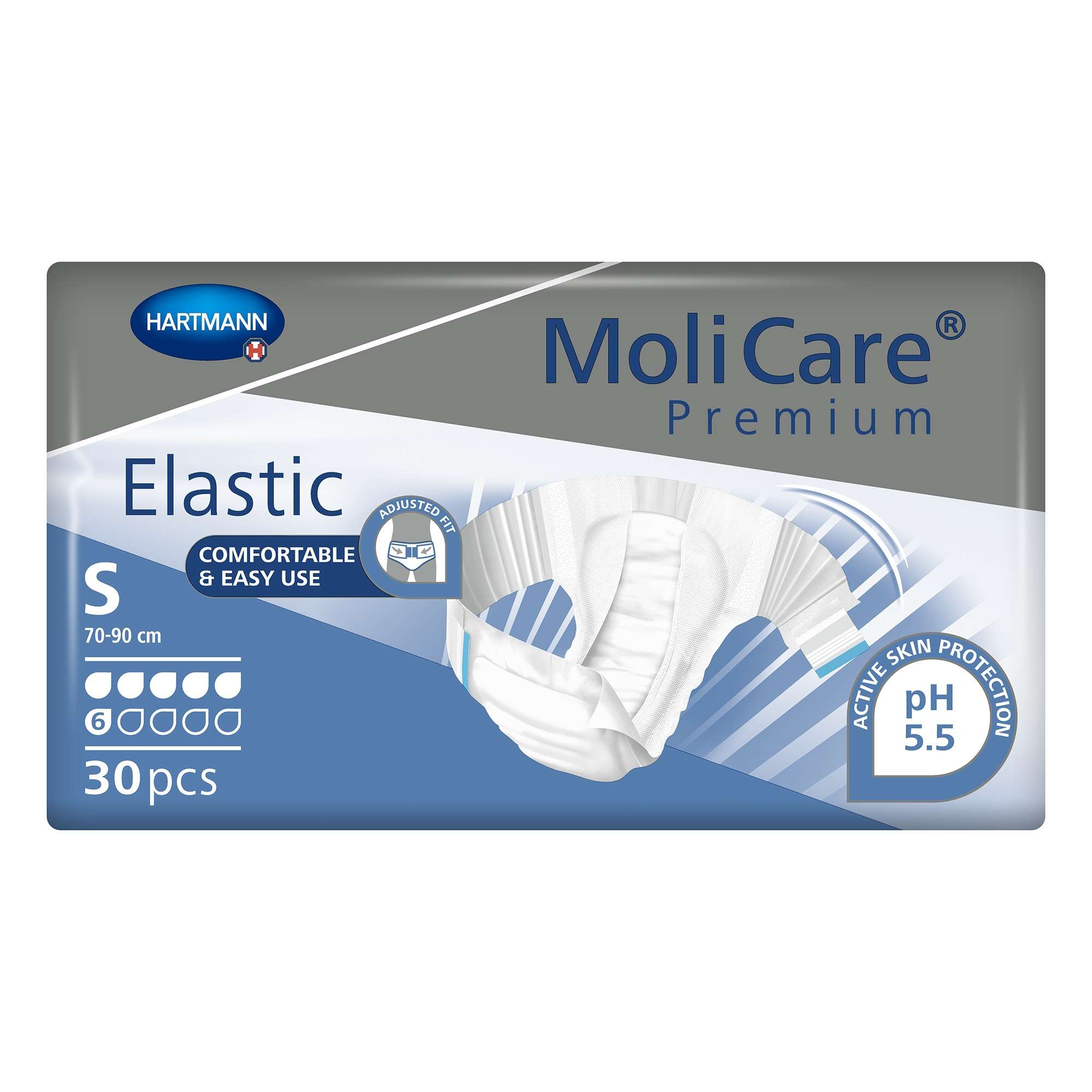 MoliCare Premium Elastic 6D Disposable Brief Adult Diapers with Tabs MoliCare Premium Elastic 6D Disposable Brief Adult Diapers with Tabs