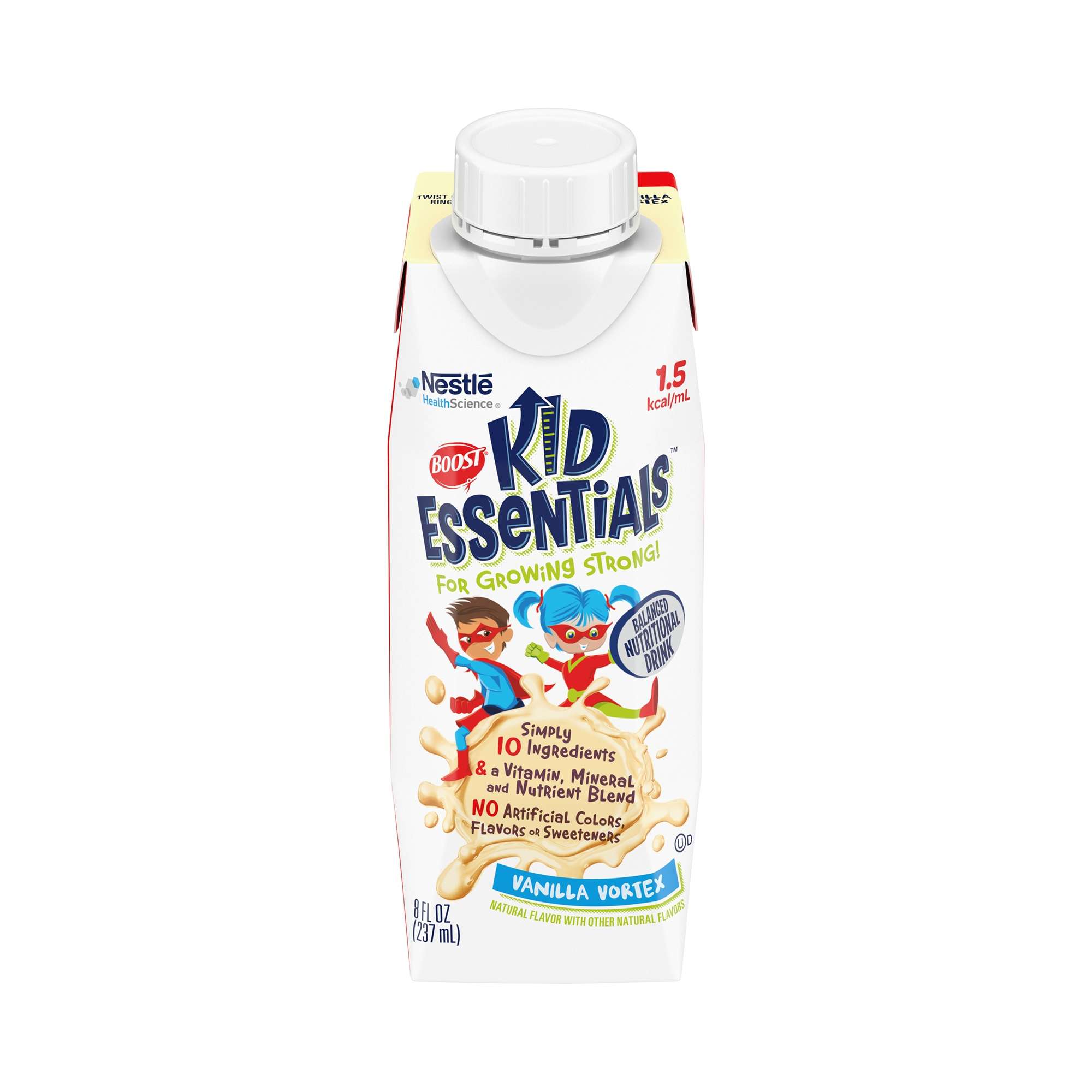 Boost Kid Essentials 1.5 with Fiber Balanced Nutritional Drink, Vanilla, 8 oz. Boost Kid Essentials 1.5 with Fiber Balanced Nutritional Drink, Vanilla, 8 oz.