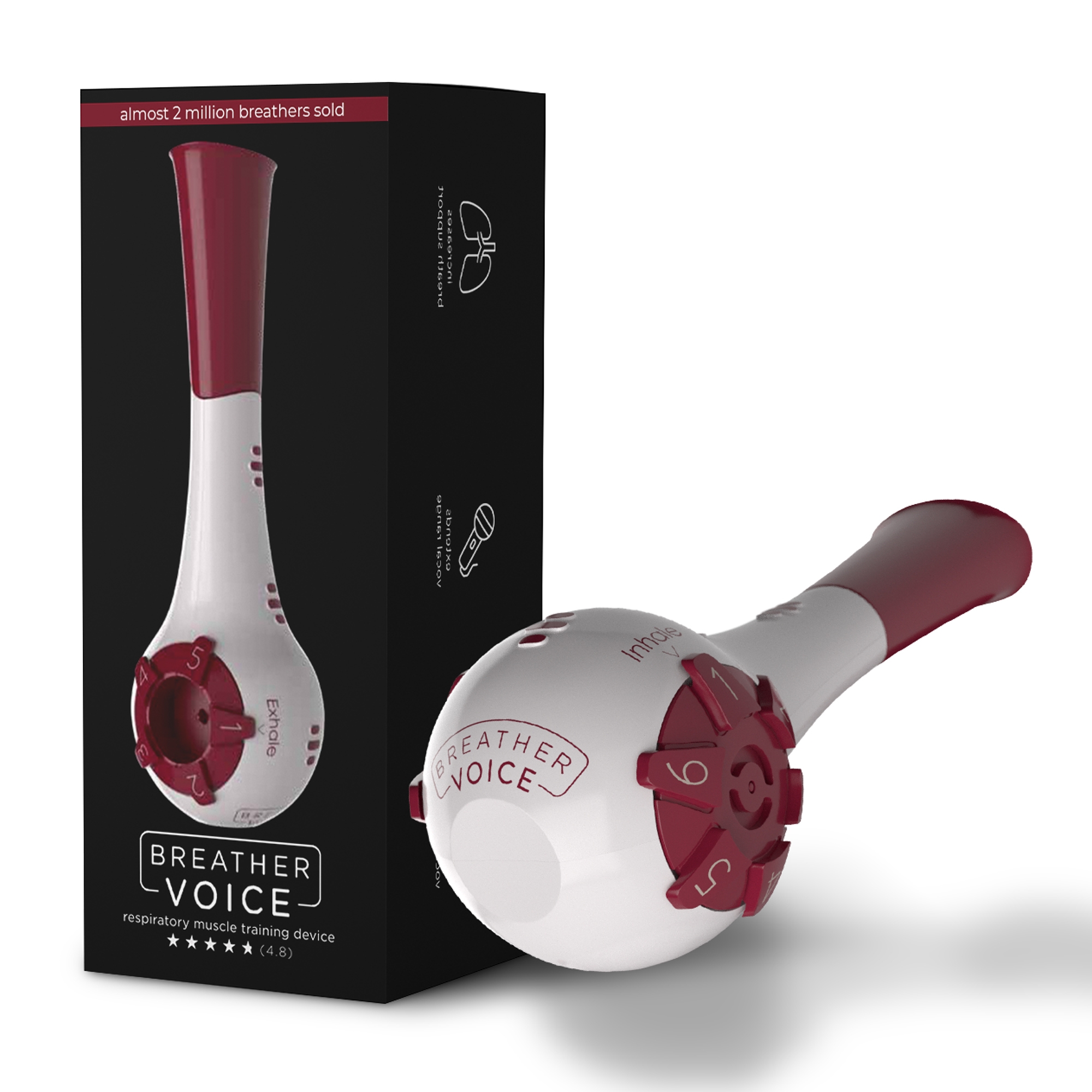 Breather Voice Respiratory Exerciser Device Breather Voice Respiratory Exerciser Device