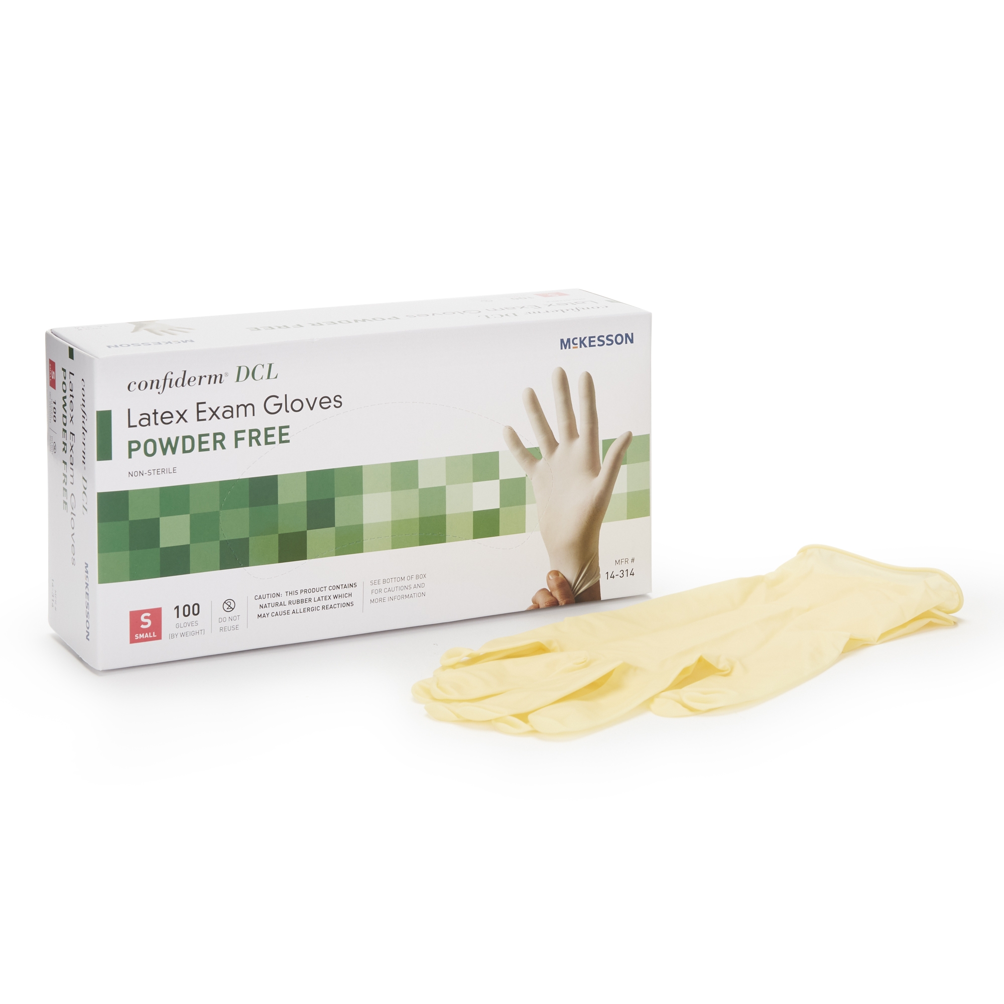 McKesson Confiderm DCL Latex Exam Gloves McKesson Confiderm DCL Latex Exam Gloves