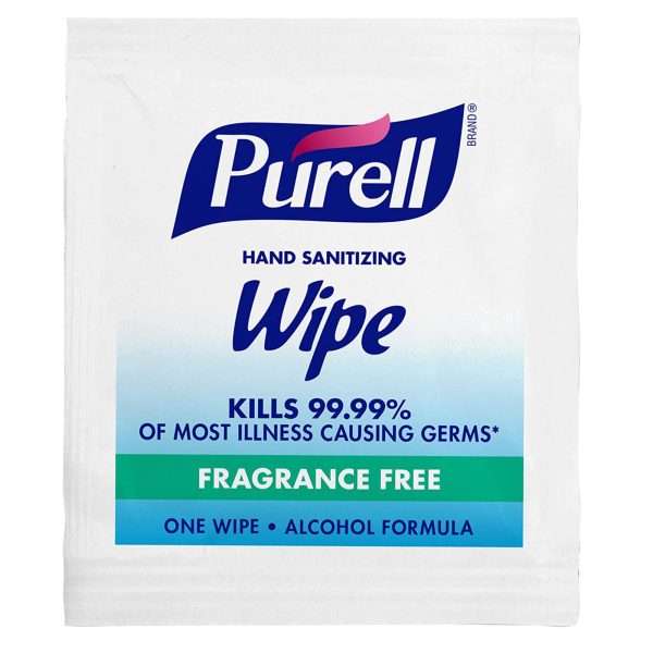 Purell Hand Sanitizing Wipes, Fragrance Free