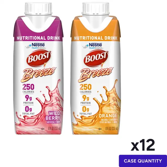Boost Breeze Nutritional Drink, 8 oz, Variety Pack Boost Breeze Nutritional Drink, 8 oz, Variety Pack