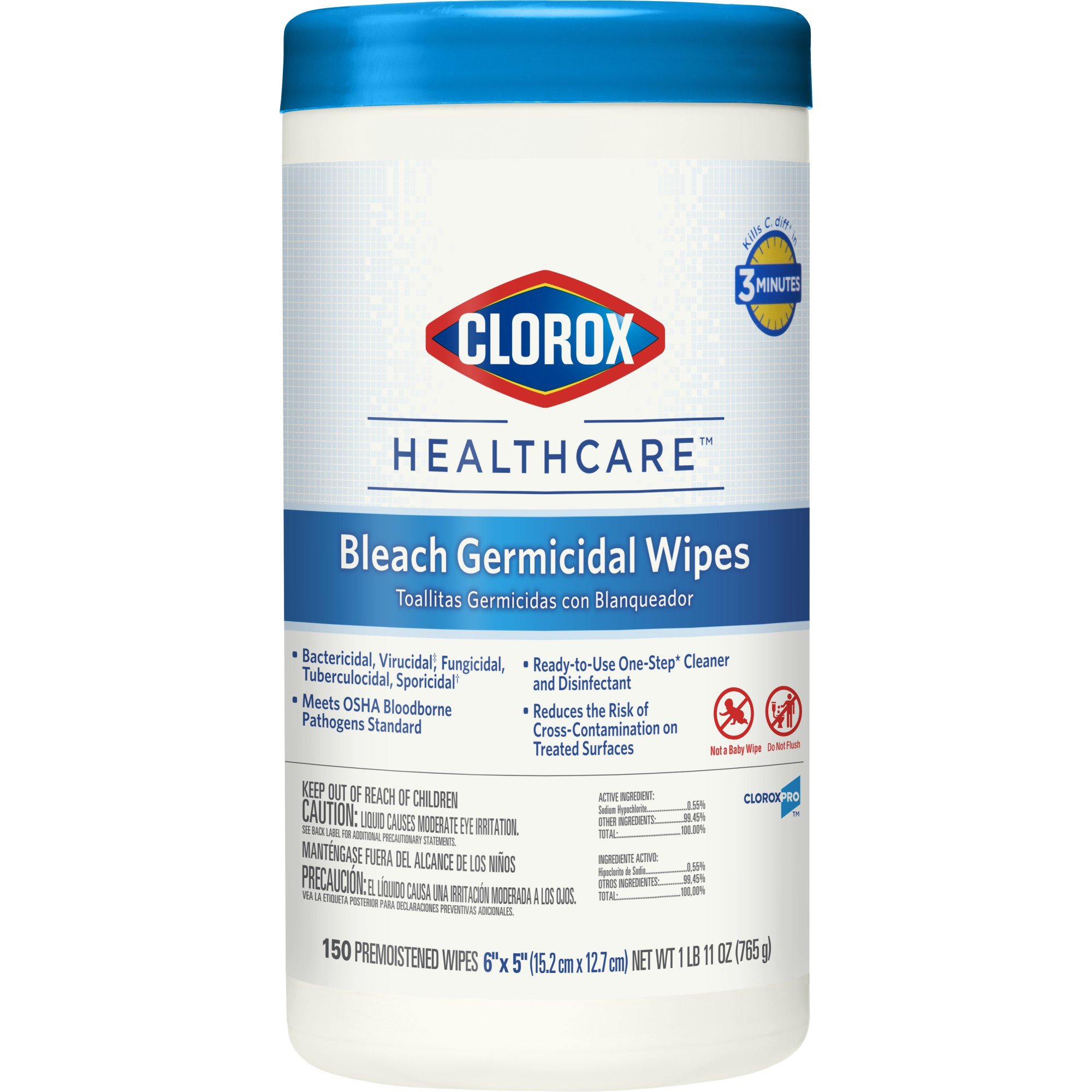 Clorox Healthcare Bleach Germicidal Wipes Clorox Healthcare Bleach Germicidal Wipes