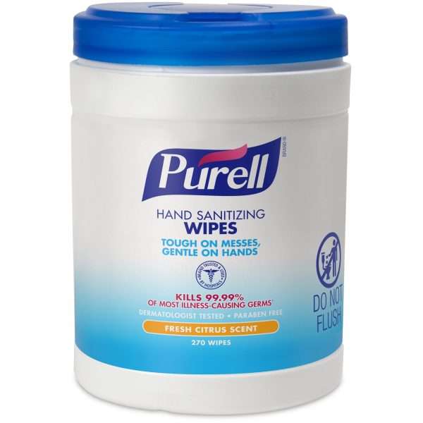 Purell Hand Sanitizing Wipes, Fresh Citrus