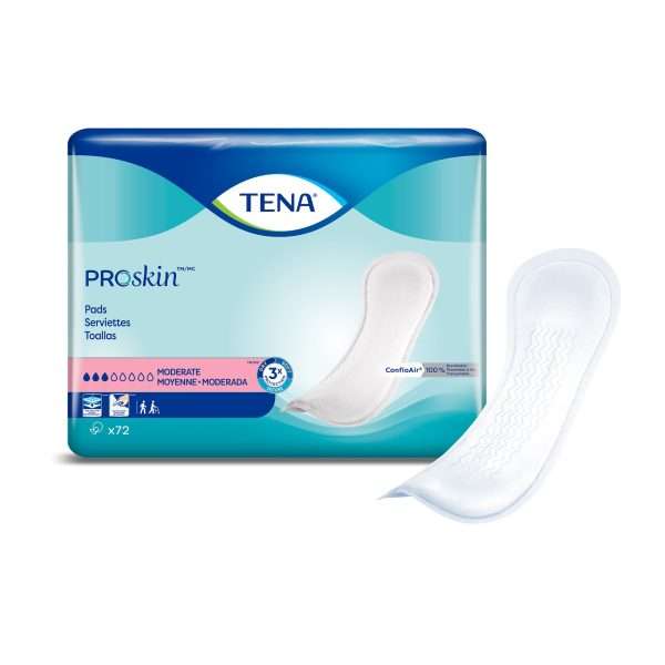 TENA Day Light 2 Piece Heavy Incontinence Pad, Light Absorbency