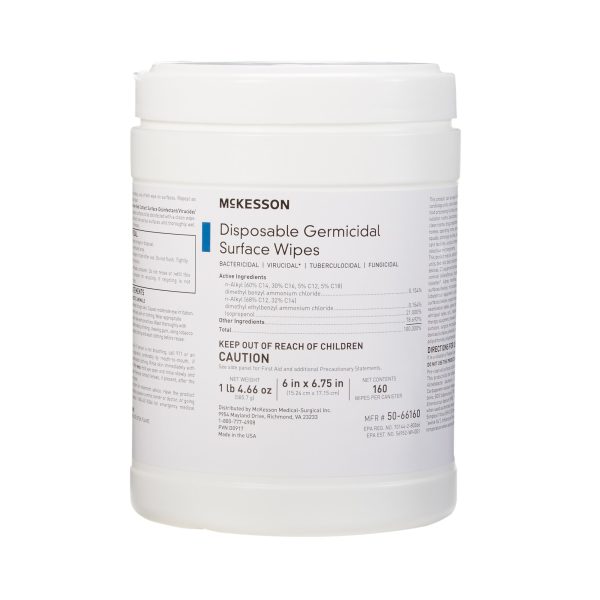 McKesson Disposable Germicidal Surface Wipes