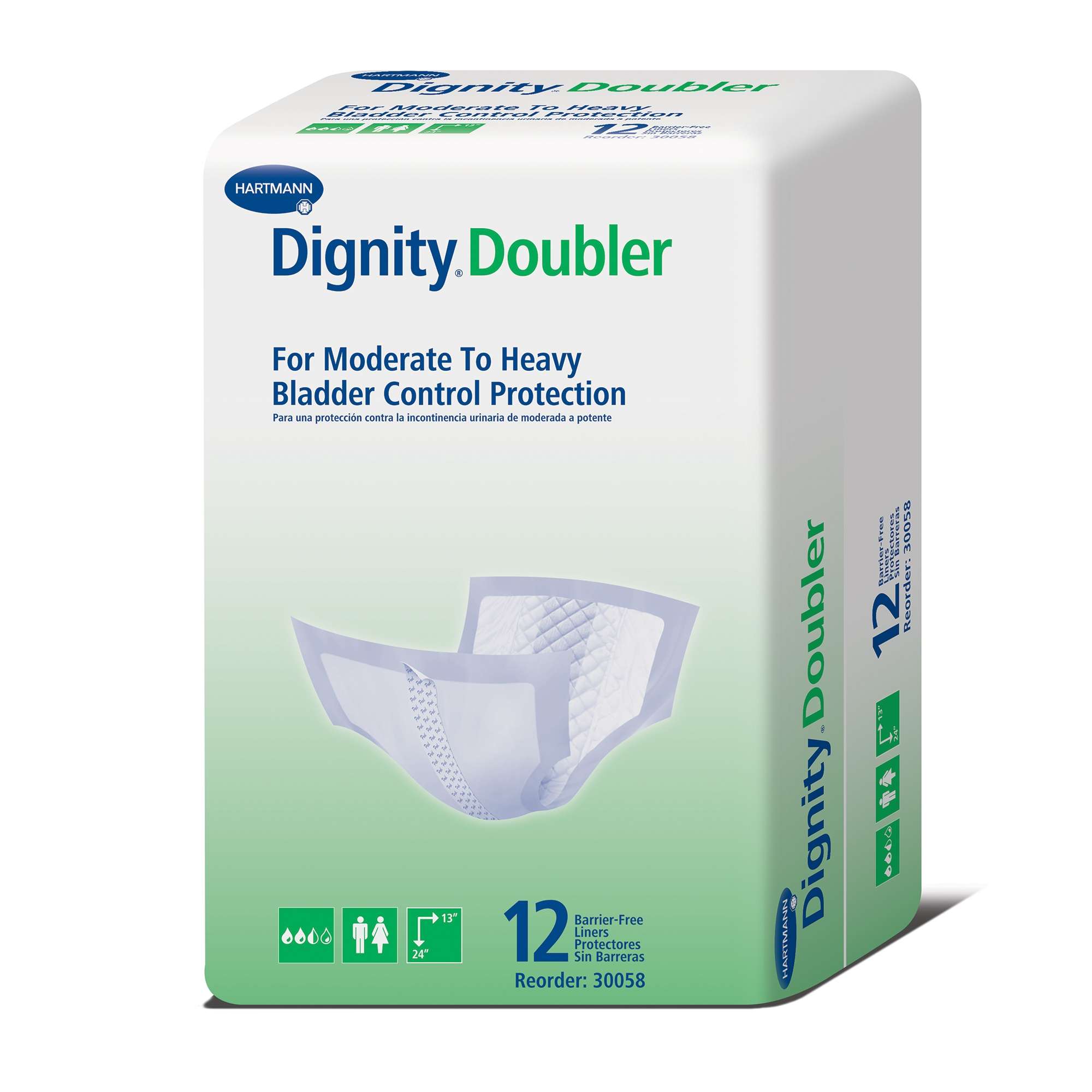 Dignity Adult Unisex Disposable Bladder Control Pad, Moderate Absorbency Dignity Adult Unisex Disposable Bladder Control Pad, Moderate Absorbency