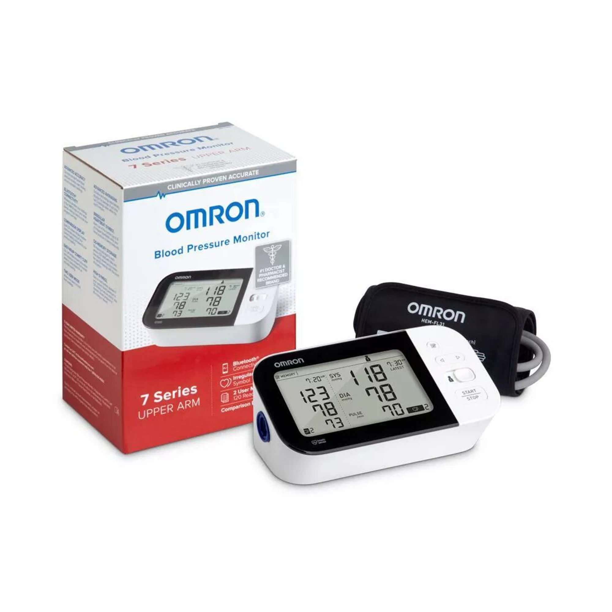 OMRON 7 Series Digital Blood Pressure Monitoring Unit For Home Use OMRON 7 Series Digital Blood Pressure Monitoring Unit For Home Use