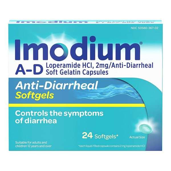 Imodium A-D Anti-Diarrheal Softgels