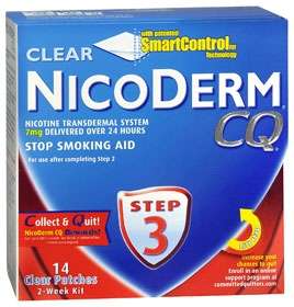 Nicoderm CQ Step 3 Nicotine Polacrilex Stop Smoking