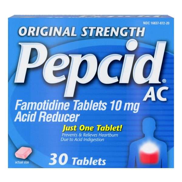 Pepcid AC Original Strength Acid Reducer Tablets