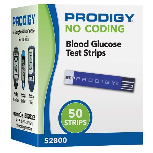 Prodigy Blood Glucose Test Strips
