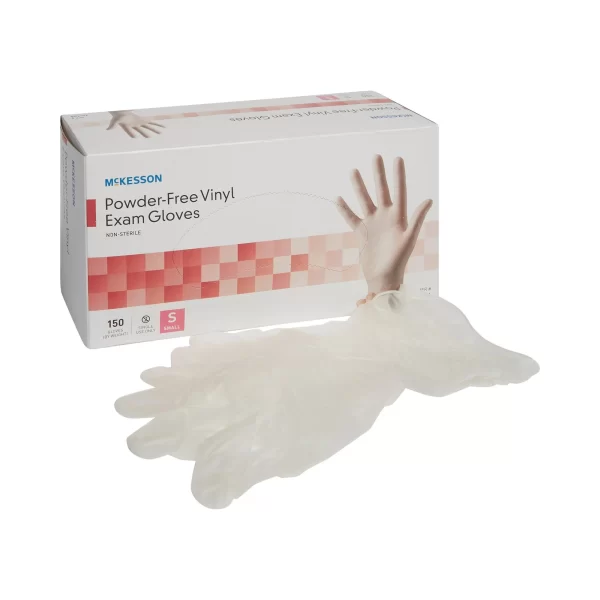 McKesson Powder-Free Vinyl Exam Gloves
