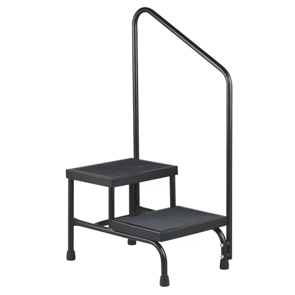 McKesson Bariatric Step Stool with Handrail: Safe and Stable Support