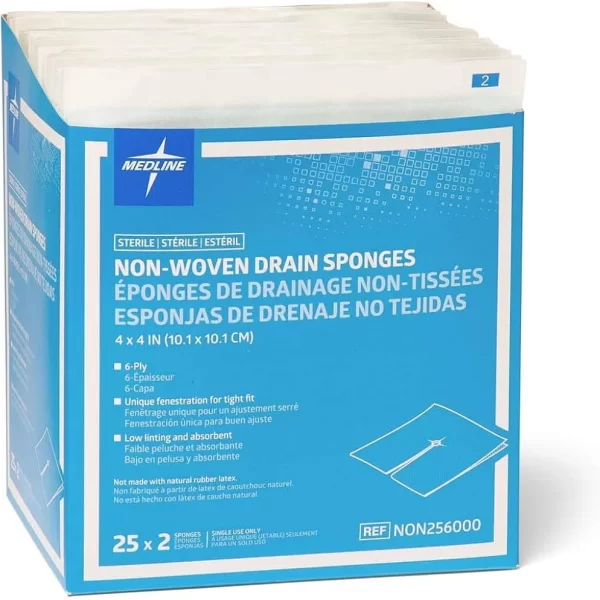 Avant Gauze Drain Sponge for Wound Care