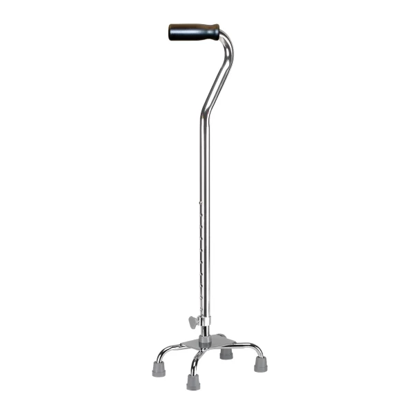 Drive Aluminum Small Base Quad Cane for Stability and Support